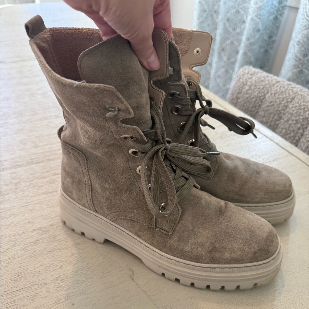 Gabor Portugal Taupe Workboots - Picture 2 of 5